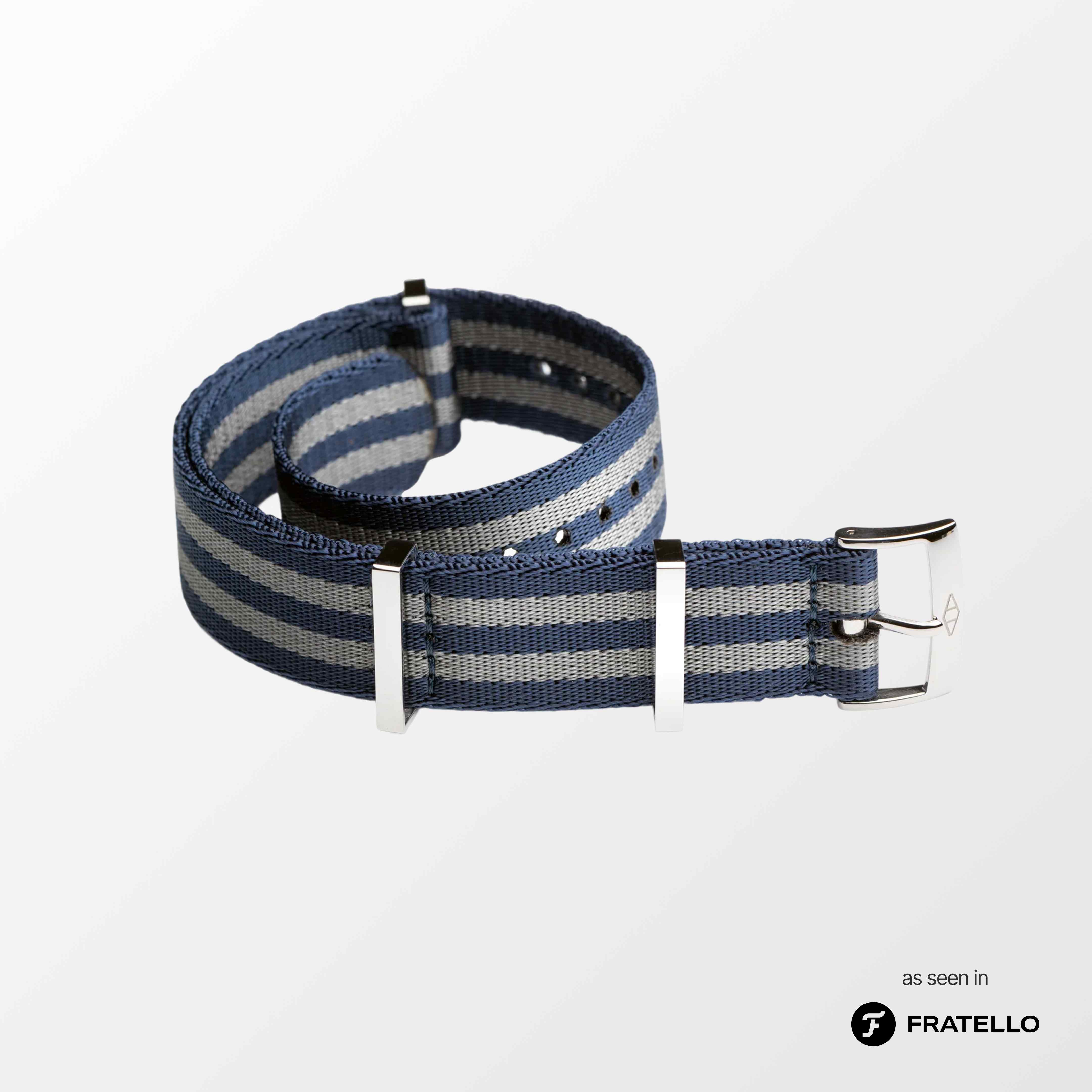 Blue Bond Nylon Watch Strap