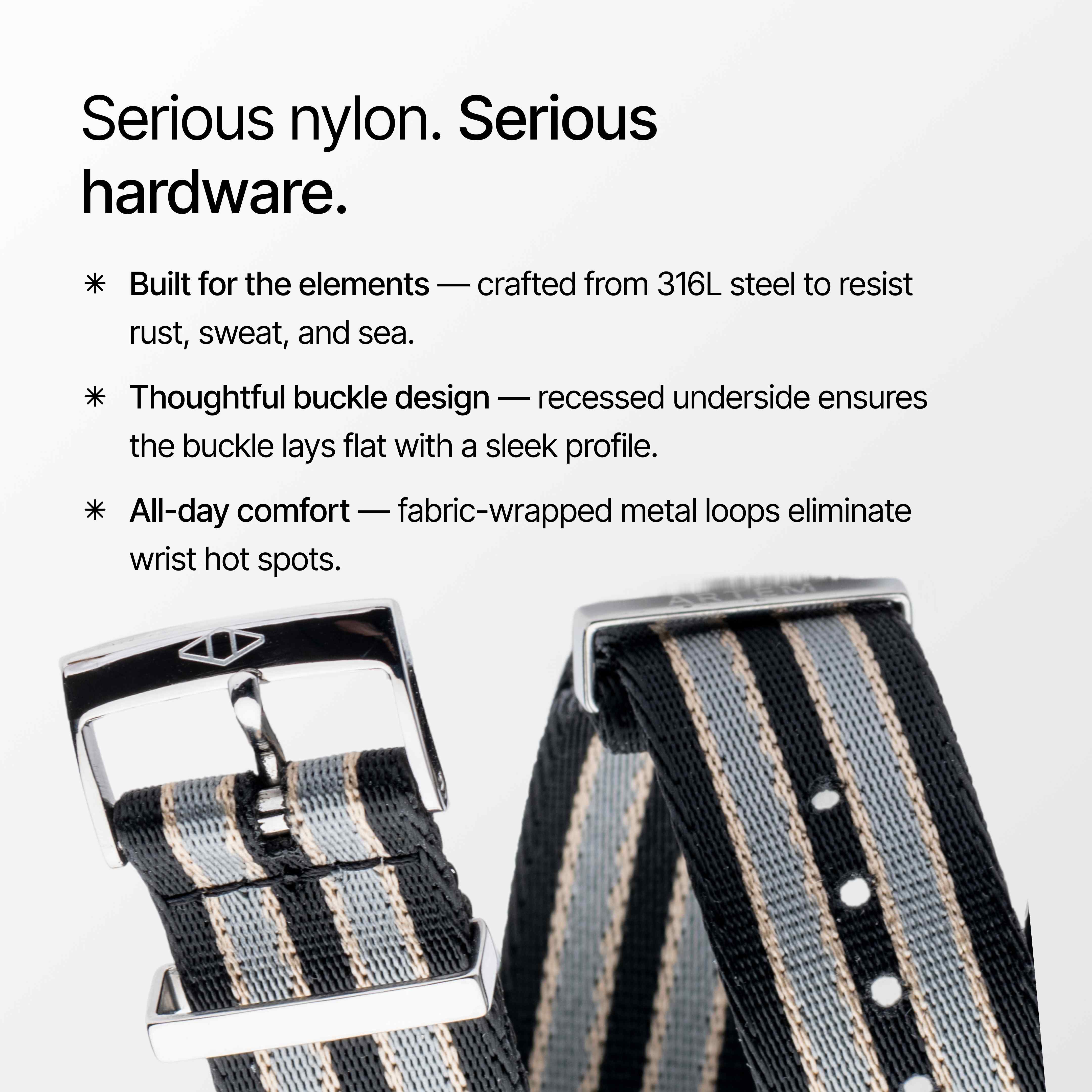 NTTD Nylon Watch Strap