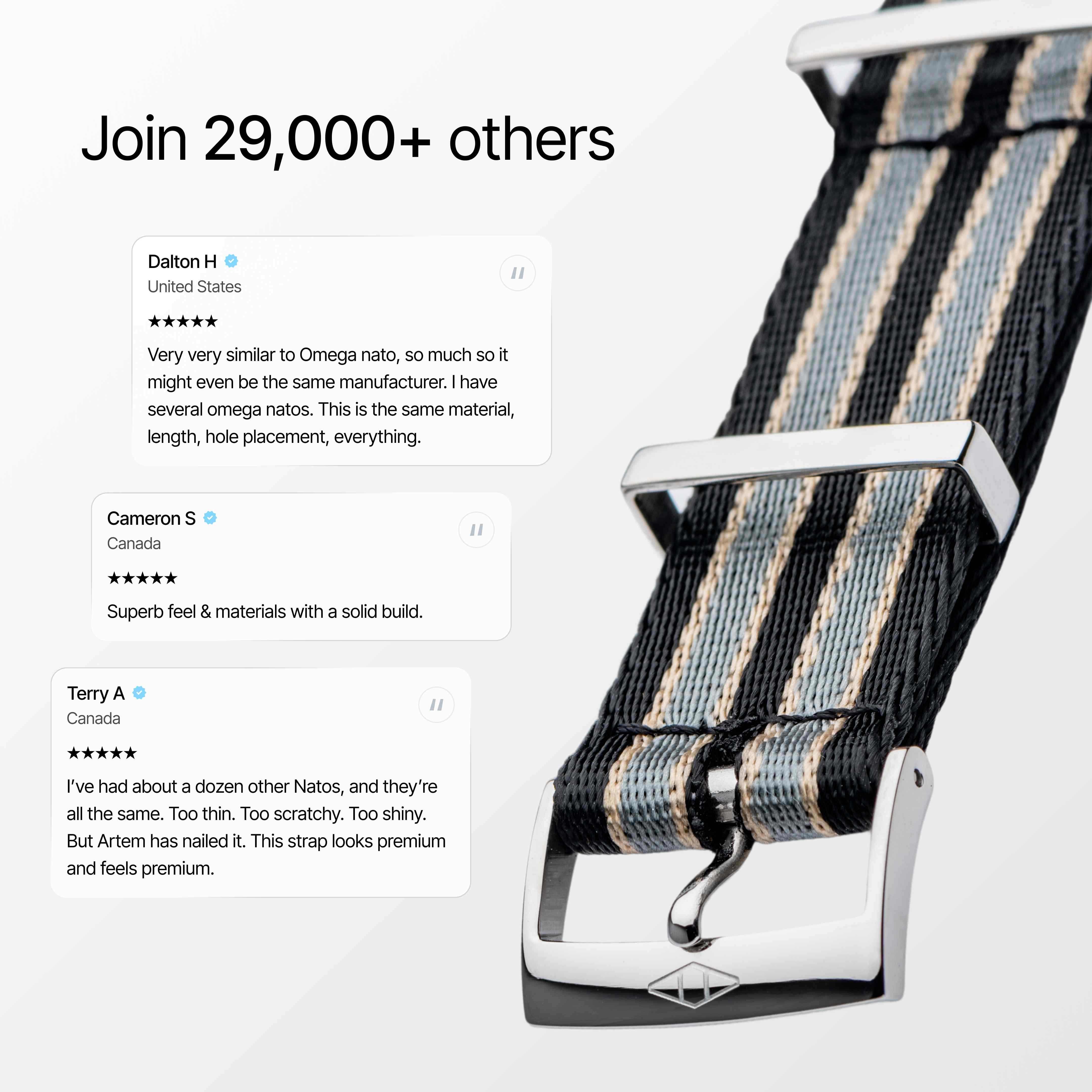 NTTD Nylon Watch Strap