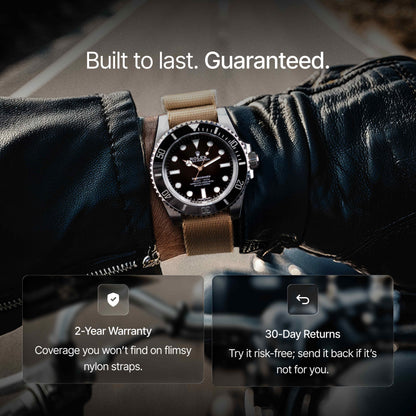 Sandstone Nylon Watch Strap