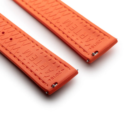 Loop-less™ HydroFlex™ | Solar Flare Edition | Orange Strap with Orange Stitching