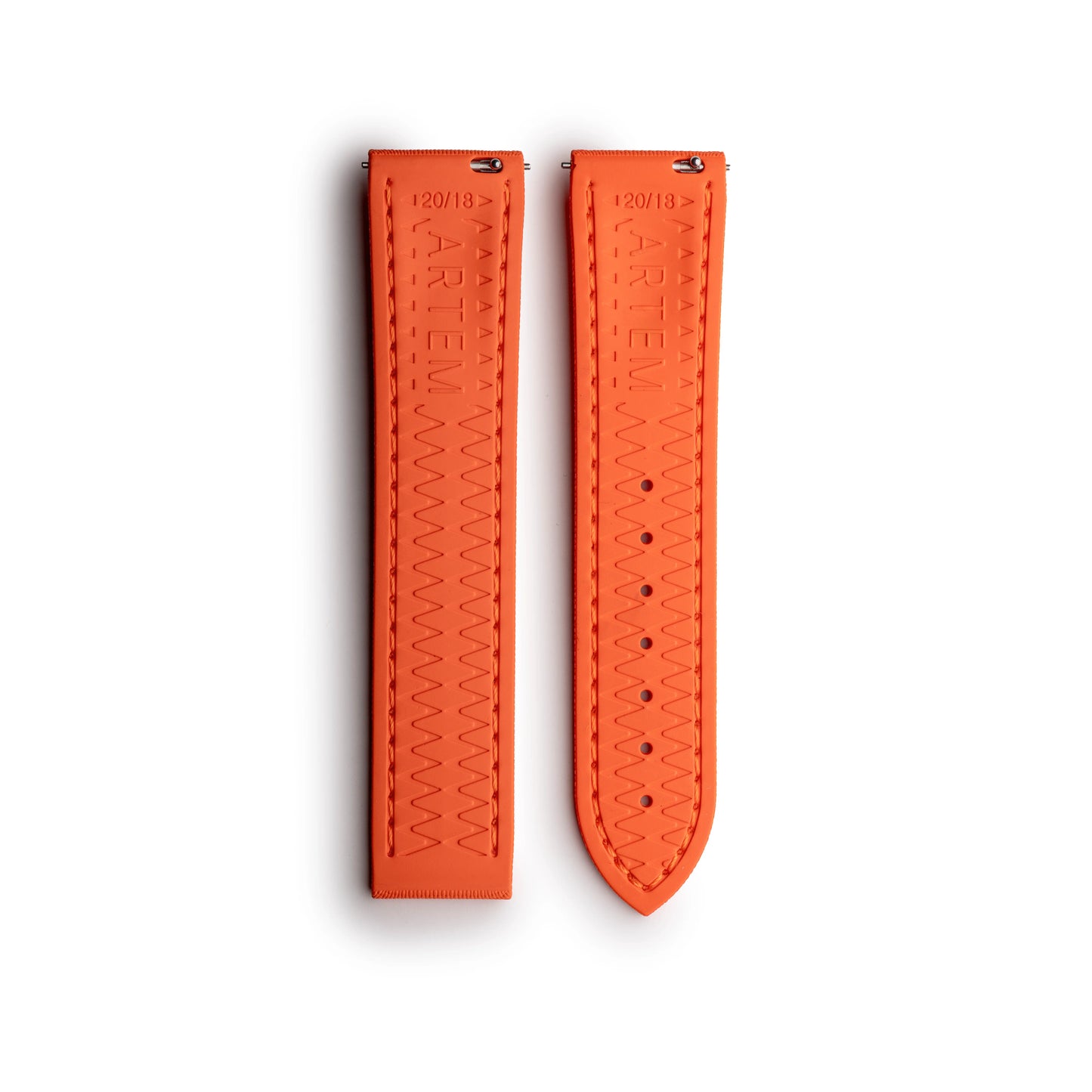 Loop-less™ HydroFlex™ | Solar Flare Edition | Orange Strap with Orange Stitching