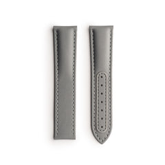 Loop-less™ Grey Sailcloth Watch Strap with Grey Stitching
