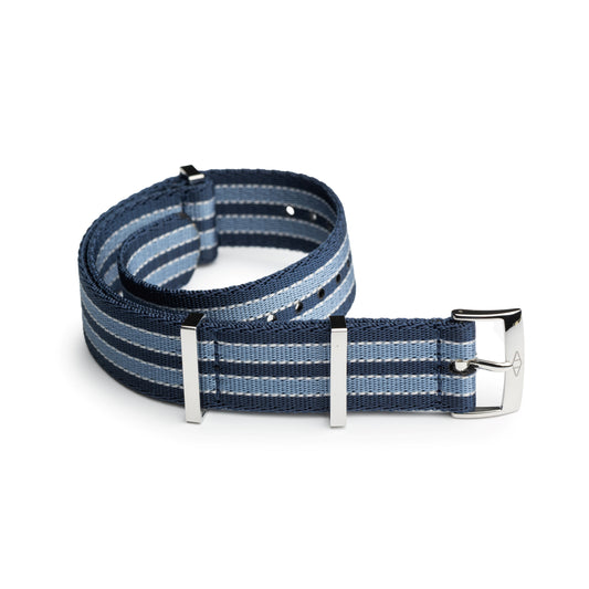 Summer Blue  Nylon Watch Strap