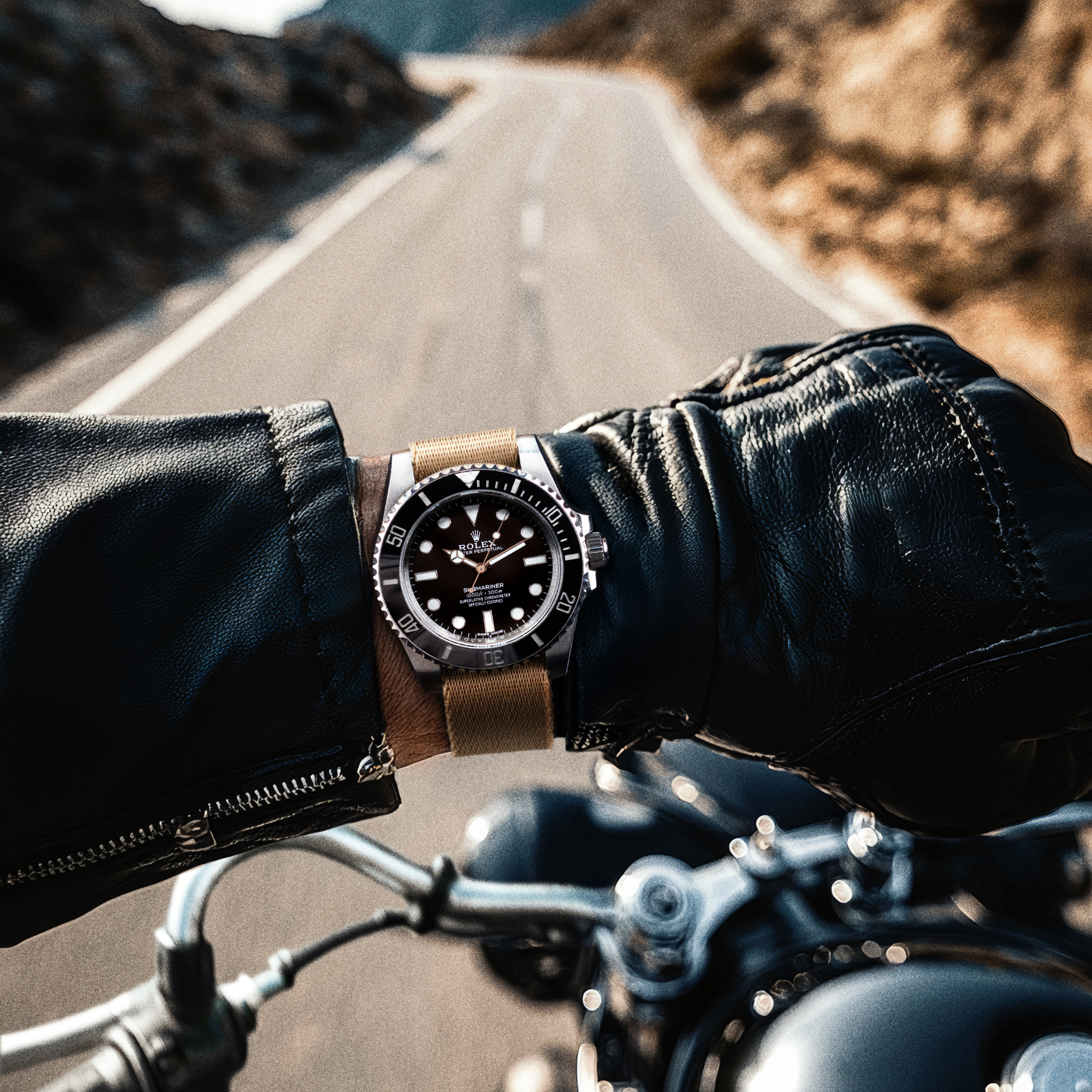 Sandstone Nylon Watch Strap