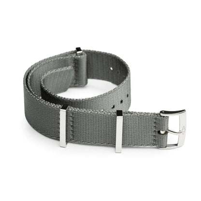 Grey Nylon Watch Strap